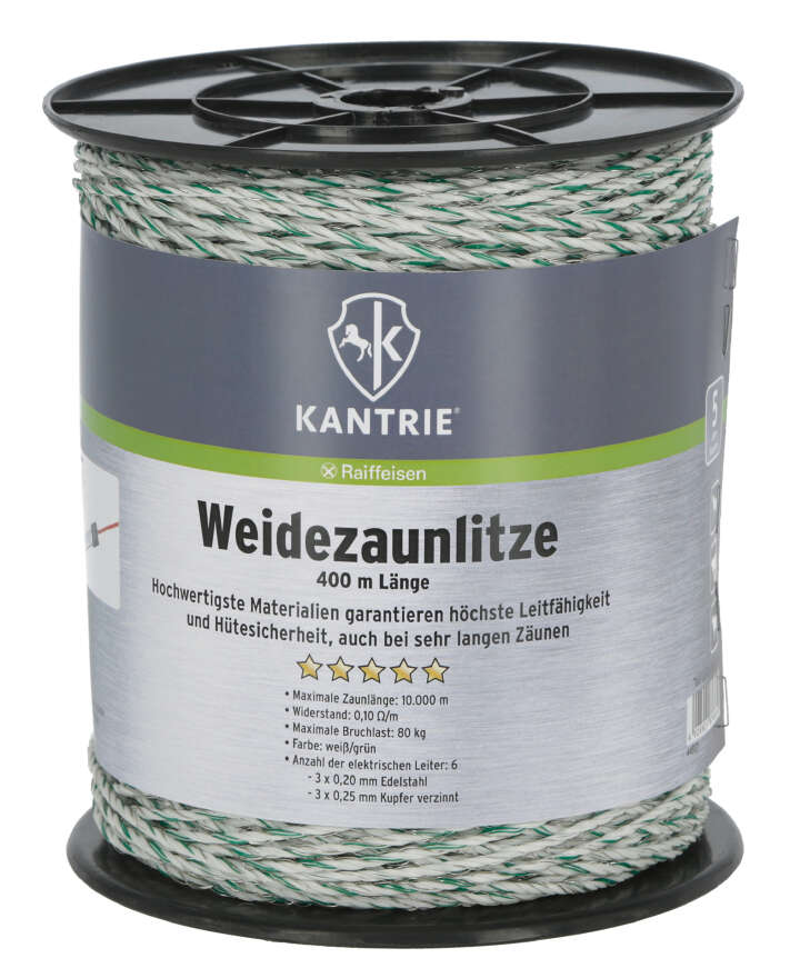 KANTRIE Weidezaunlitze für lange Zaunanlagen KANTRIE Weidezaunlitze für lange Zaunanlagen